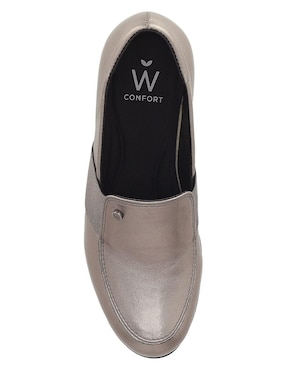 Zapato W Confort de piel para mujer