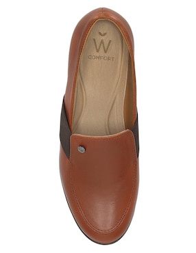 Zapato W Confort de piel para mujer