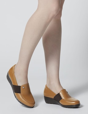 Zapato W Confort de piel para mujer