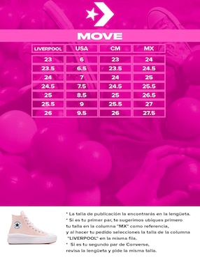 Tenis Converse Seasonal Color para mujer