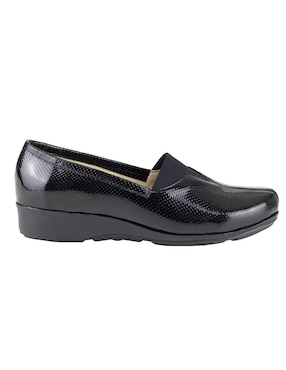 Mocasín Capricho de charol para mujer
