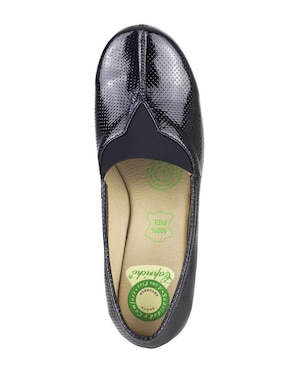 Mocasín Capricho de charol para mujer