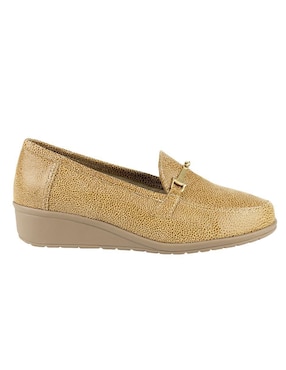 Mocasín Capricho de piel para mujer