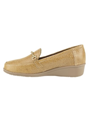 Mocasín Capricho de piel para mujer
