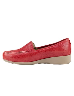 Mocasín Capricho de piel para mujer