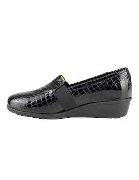 Mocasín Capricho de piel para mujer