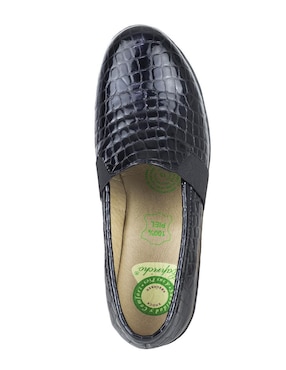 Mocasín Capricho de piel para mujer