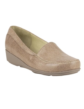 Mocasín Capricho de piel para mujer