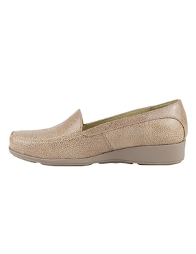Mocasín Capricho de piel para mujer