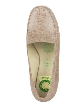 Mocasín Capricho de piel para mujer