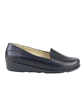 Mocasín Capricho de piel para mujer