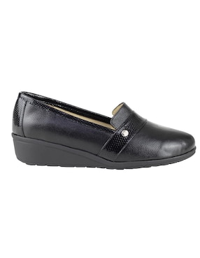 Mocasín Capricho de piel para mujer