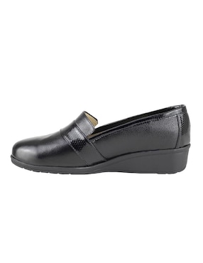 Mocasín Capricho de piel para mujer