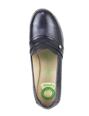 Mocasín Capricho de piel para mujer