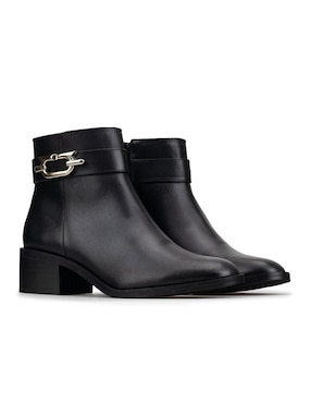 Bota al tobillo Davenia de piel para mujer