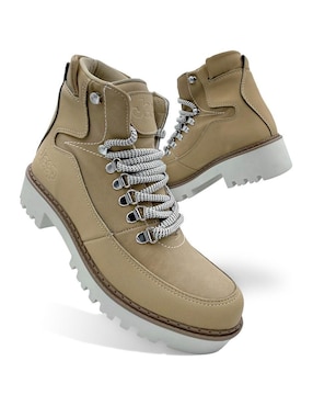 Bota arriba del tobillo Jeep de piel para mujer