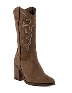 Bota Cowboy Abajo De La Rodilla Walki Shoes Para Mujer