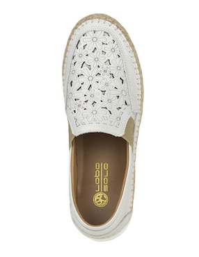 Mocasín Lobo Solo de piel para mujer