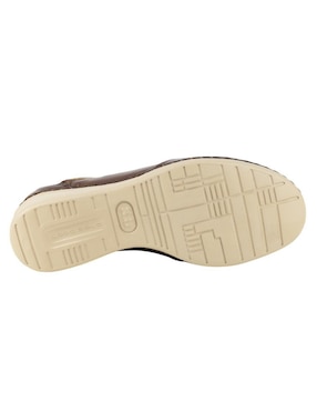 Mocasín Lobo Solo de piel para mujer