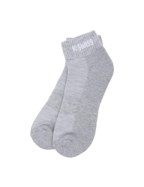 Set de calceta comfort K-Swiss de algodón para mujer 3 pares