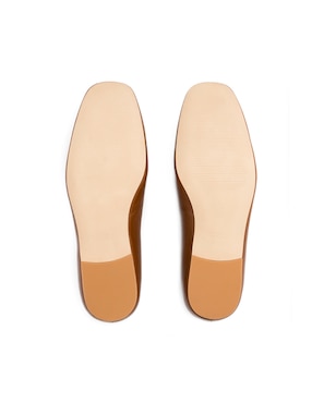 Balerina Quirelli de piel para mujer