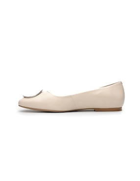 Balerina Quirelli de piel para mujer