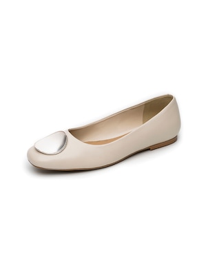 Balerina Quirelli de piel para mujer