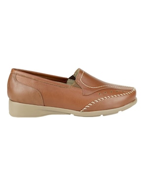 Mocasín Ludolfo Cota de piel para mujer