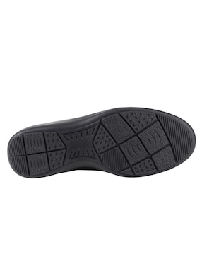 Mocasín Verde Tabaco de piel para mujer