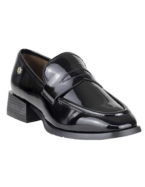 Mocasín Salamandra de charol para mujer