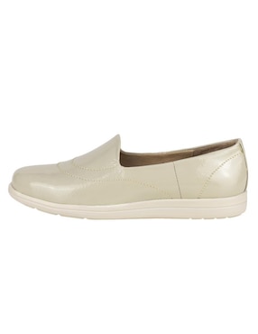Mocasín Capricho de piel para mujer