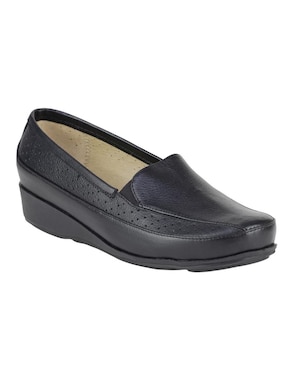 Mocasín Capricho de piel para mujer