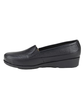 Mocasín Capricho de piel para mujer