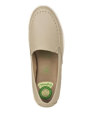 Mocasín Capricho de piel para mujer