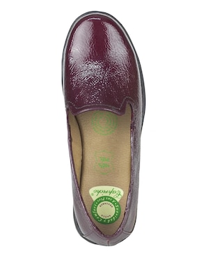 Mocasín Capricho de charol para mujer