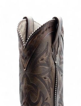 Bota cowboy abajo de la rodilla Lyard de piel bovino para mujer
