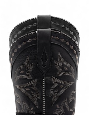 Bota cowboy abajo de la rodilla Lyard de piel para mujer