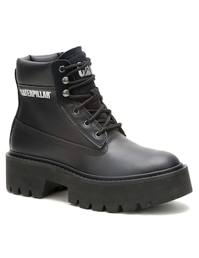 Bota arriba del tobillo Caterpillar de piel para mujer