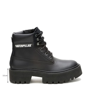 Bota arriba del tobillo Caterpillar de piel para mujer