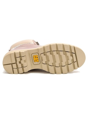 Bota arriba del tobillo Caterpillar de piel para mujer