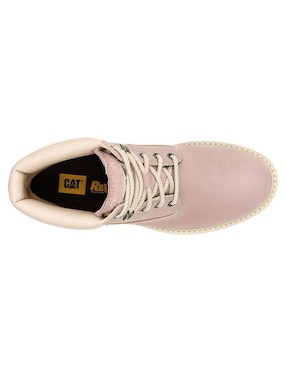 Bota arriba del tobillo Caterpillar de piel para mujer