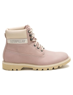 Bota arriba del tobillo Caterpillar de piel para mujer