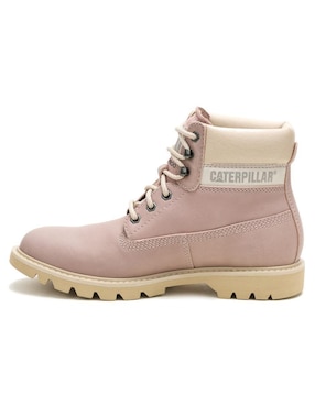 Bota arriba del tobillo Caterpillar de piel para mujer