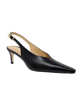 Zapatilla de piel Regina Romero Fenicia