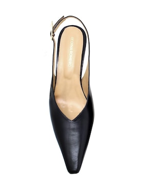 Zapatilla de piel Regina Romero Fenicia