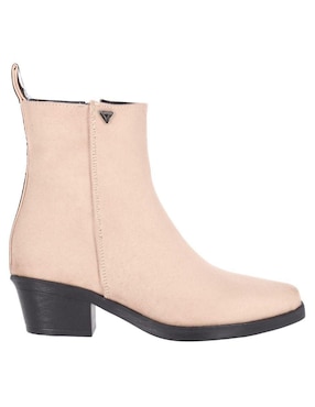 Bota cowboy al tobillo Platonia Texas de gamuza para mujer