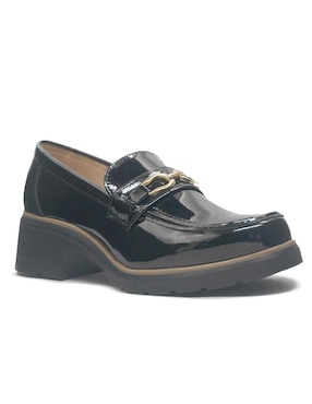 Mocasín Unica de charol para mujer