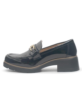 Mocasín Unica de charol para mujer
