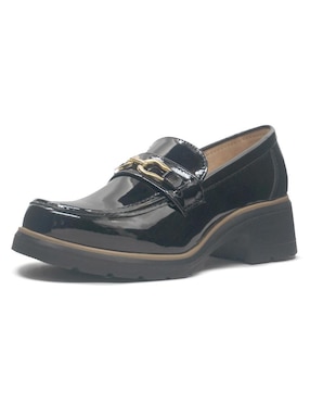 Mocasín Unica de charol para mujer