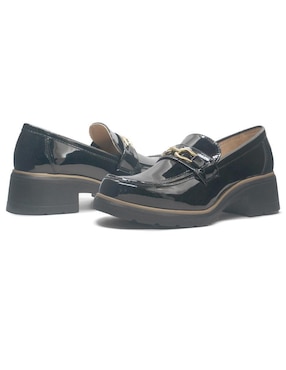 Mocasín Unica de charol para mujer